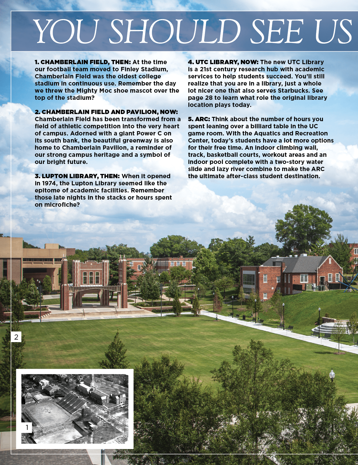 University of Tennessee at Chattanooga Magazine; text equivalent available at utc.edu/magazine