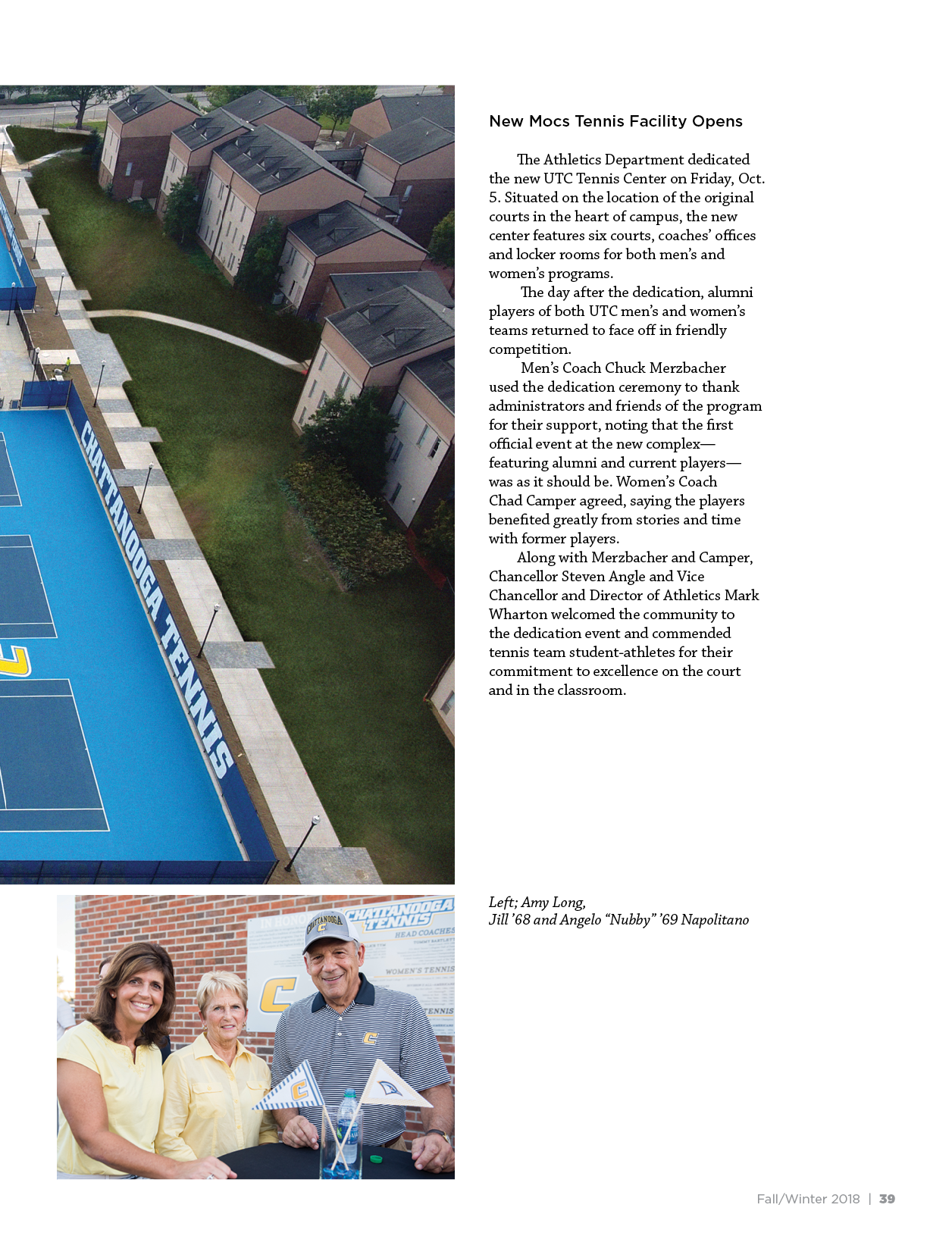 University of Tennessee at Chattanooga Magazine; text equivalent available at utc.edu/magazine