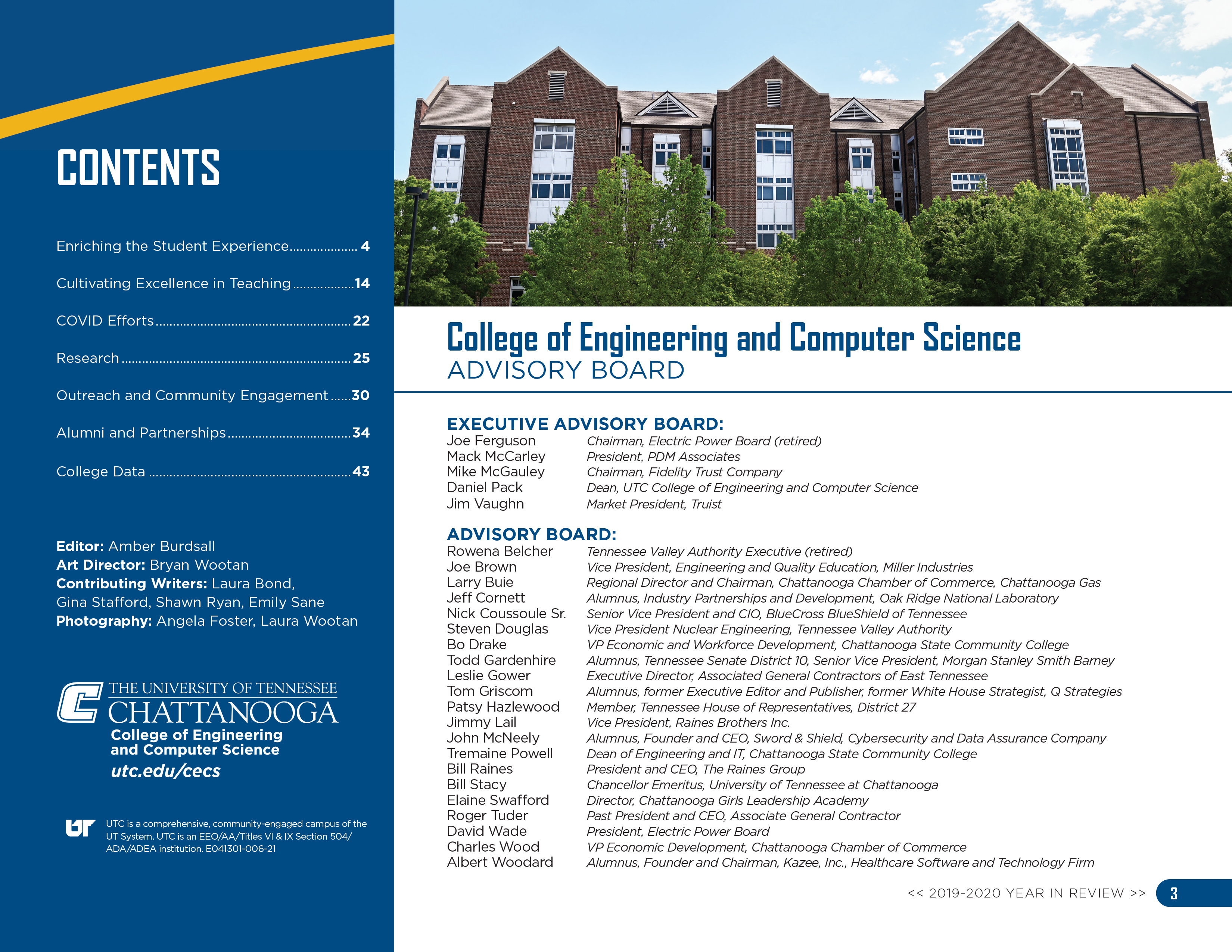 College of Engineering and Computer Science Annual Review; text equivalent available at https://new.utc.edu/engineering-and-computer-science/about/annual-reviews